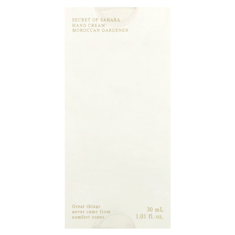 Huxley, Secret of Sahara, крем для рук, марокканский садовник, 30 мл (1,01 жидк. Унции)