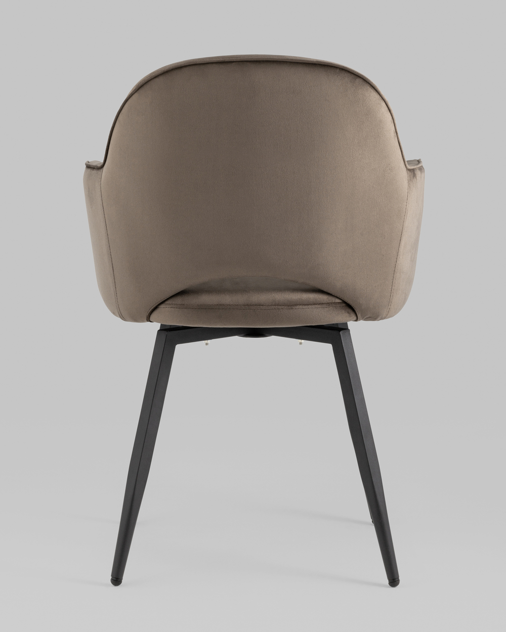 Стул Венера вращающийся велюр коричневый