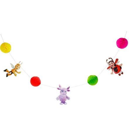 Гирлянда из фигур "Лунтик и друзья" 200 см