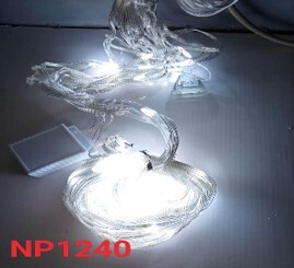 Гирлянда-штора 3мХ2м 200Led светодиодная белая  NP-1240