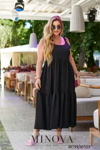 Платье 589-черный Minova