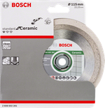 Алмазный отрезной круг по керамике Bosch Standard for Ceramic 115x22.23x1.6x7 мм 2608602201
