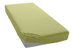 Простыня трикотажная 180-200x200 Elegante 8000 зелёная Германия