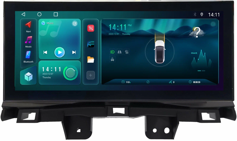 Магнитола для Honda CR-V 2012-2018 - Kuberg монитор 12.3" в стиле LEXUS на Android 12, TS10, CarPlay, 4G SIM-слот