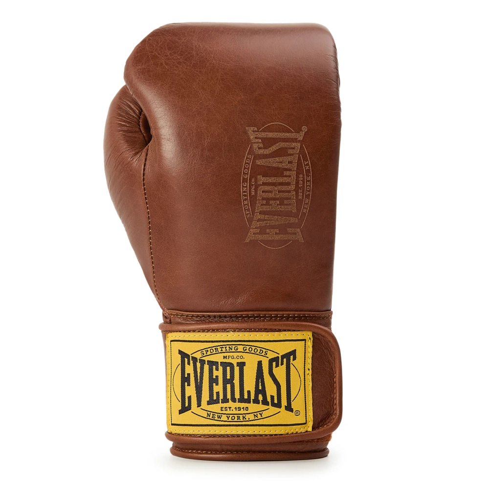 Боксёрские перчатки Everlast 1910 PRO LEATHER HOOK AND LOOP - Brown