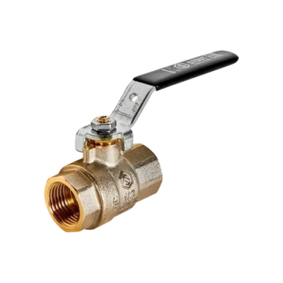 Кран шаровой полнопроходной STOUT - 1/2" (ВР/ВР, PN40, Tmax 150°C, ручка-рычаг черная)