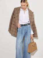 PERFECT JEANS С ЗАЩИПАМИ BLUE