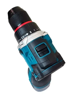 Дрель-шуруповерт 18v бесщеточный, 45 Нм, с набором и 2 АКБ