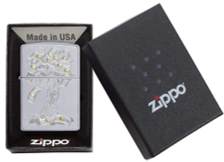 Зажигалка Satin Chrome Money Tree Design ZIPPO 29999