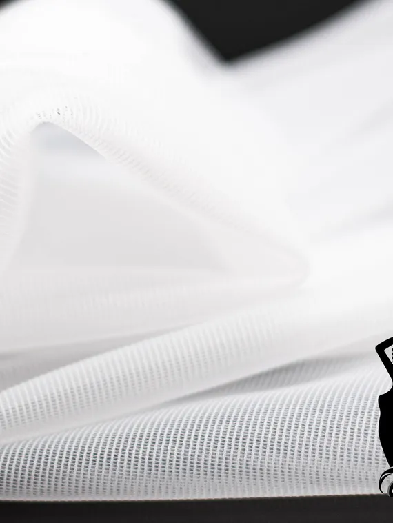 Неэластичная сетка Lauma, арт. 387, белый 001