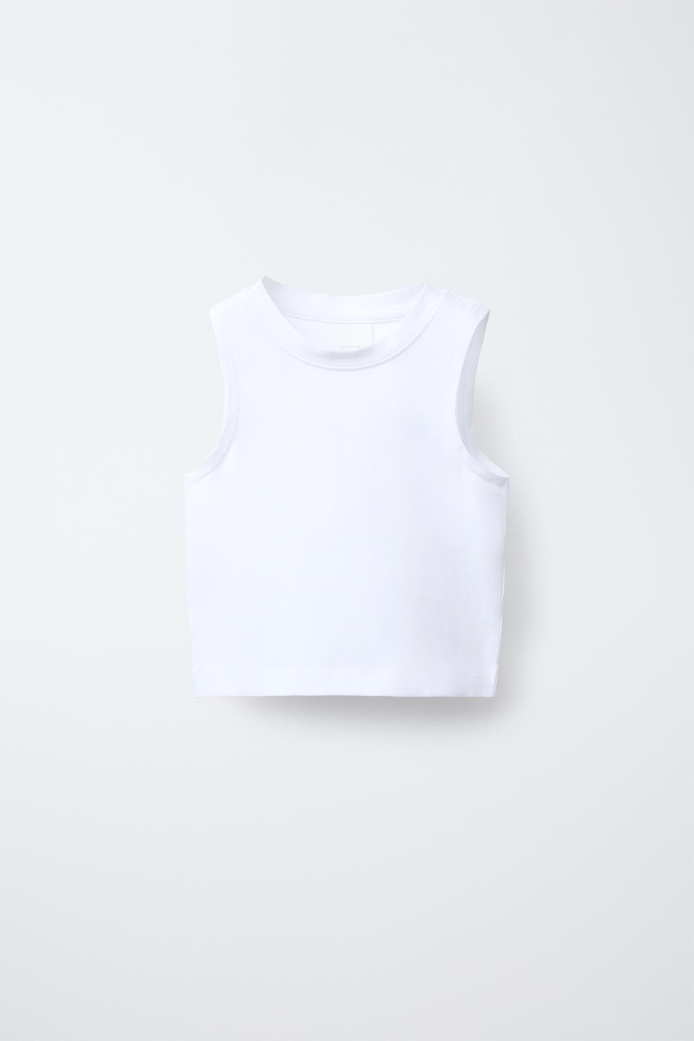 ZARA НАБОР ИЗ 3 ОДНОТОННЫХ ТОПОВ БЕЗ РУКАВОВ, РАЗНОЦВЕТНЫЙ