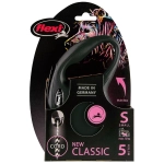 Flexi рулетка New Classic S (до 12 кг) 5м трос черная