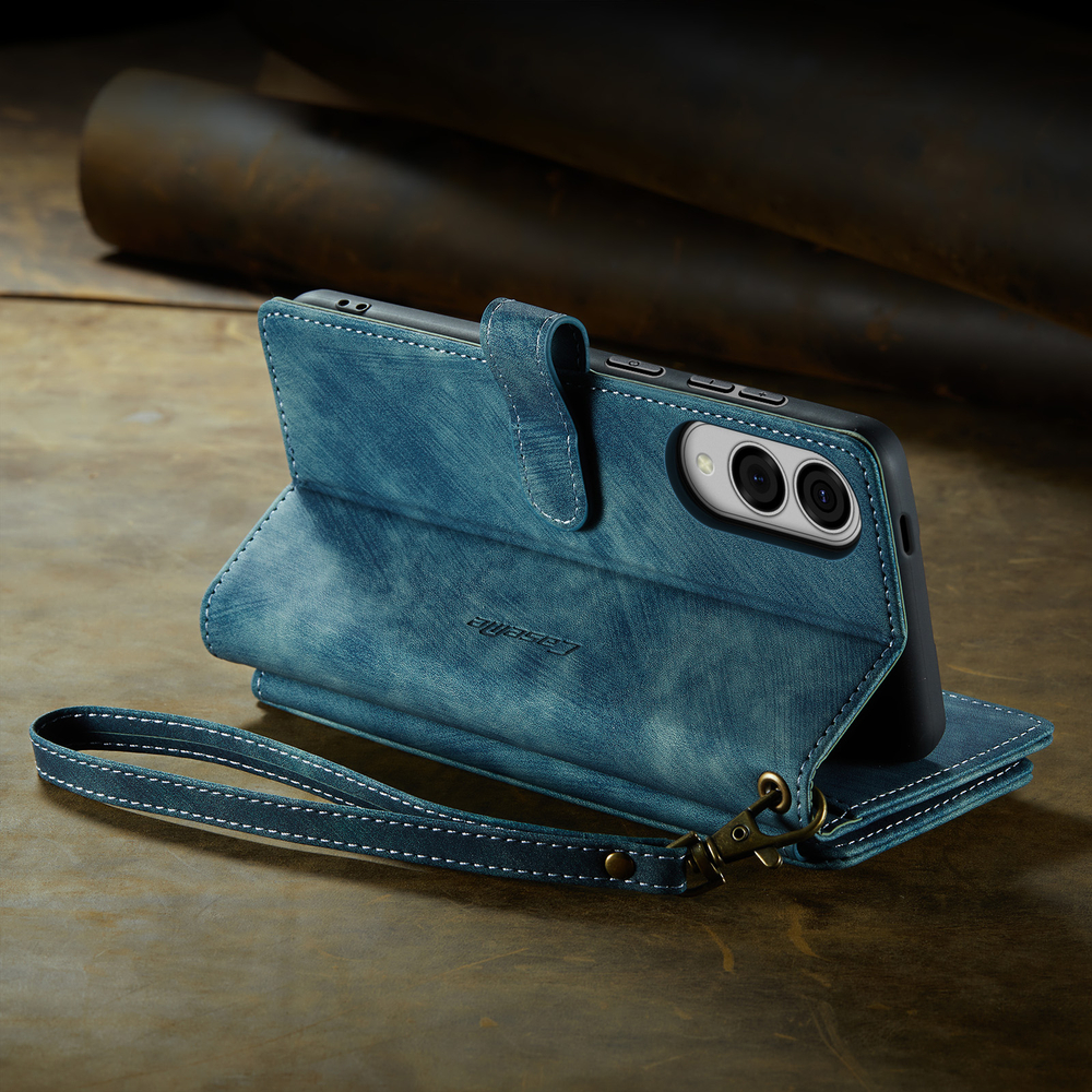 Многофункциональный чехол-кошелек CaseMe 3 in 1 Matte Wallet для Samsung Galaxy S25 Edge