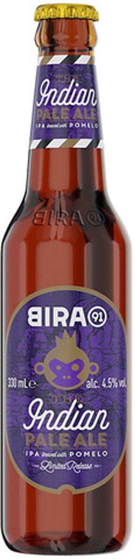 Пиво Бира 91 Индиан Пэйл Эль Помело / Bira 91 The Indian Pale Ale Pomelo 0.33 - стекло