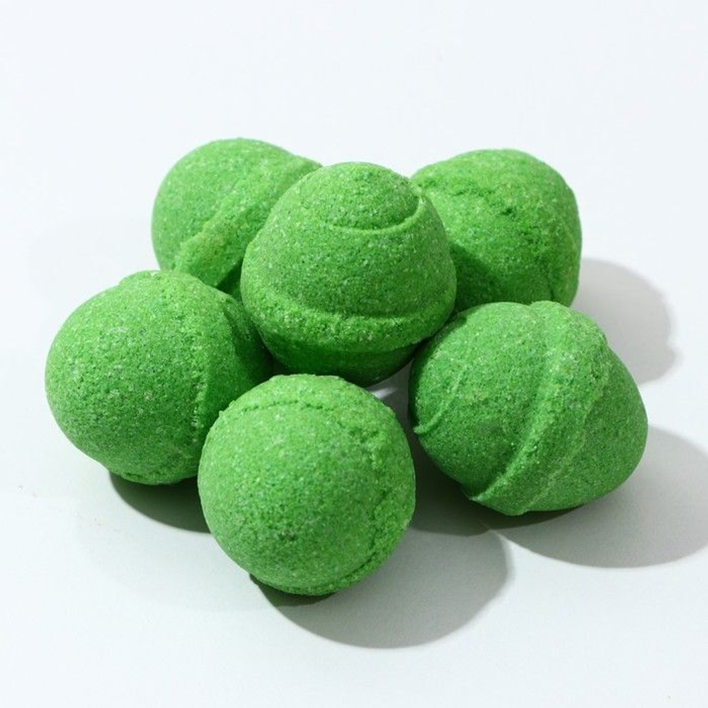 Набор из 6 бомбочек для ванны «Верь в чудеса!» с ароматом зеленого яблока