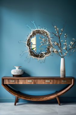 Зеркало Cloyd EVOKE-B Mirror / выс. 65 см - золото (арт.50150)