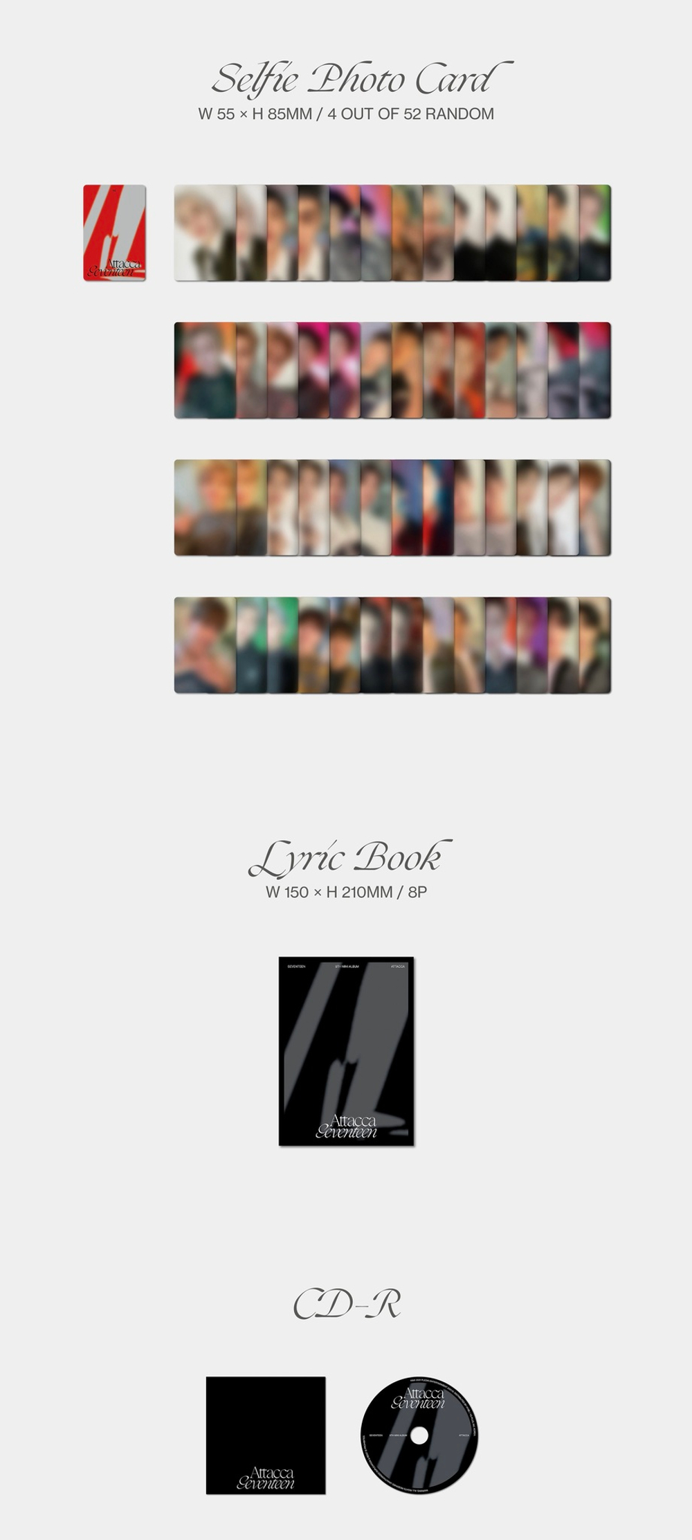 Альбом SEVENTEEN - ATTACCA (CARAT ver.)