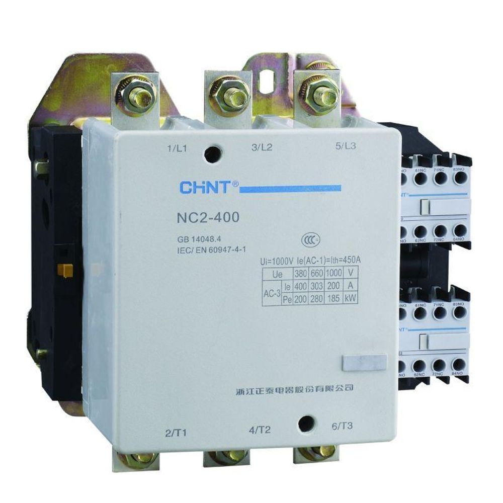 Контактор NC2-400/4 400А 380В/АС3 50Гц (R) CHINT 236212