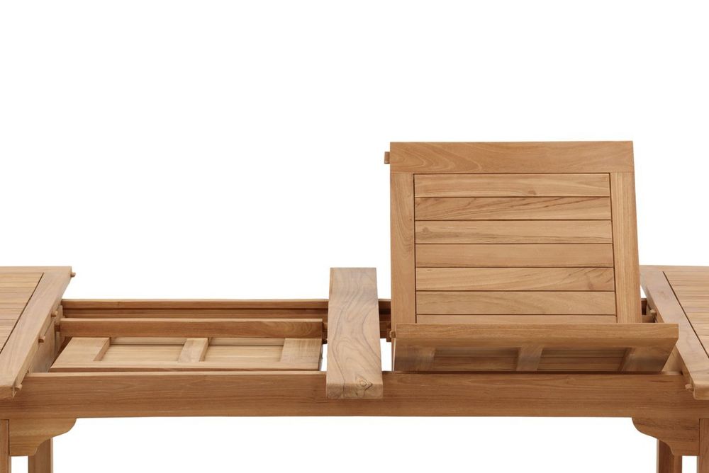 Neapel 240-320, стол обеденный натуральный, тик