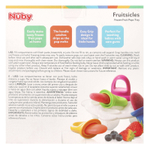 Nuby, Garden Fresh Fruitsicles, от 6 месяцев, 4 пакетика