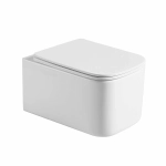 Унитаз подвесной Boheme Mane 970-SET-MW белый матовый, безободковый, с крышкой микролифт, слив торнадо