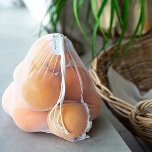 Экомешочек большой (белый) 30х35 см