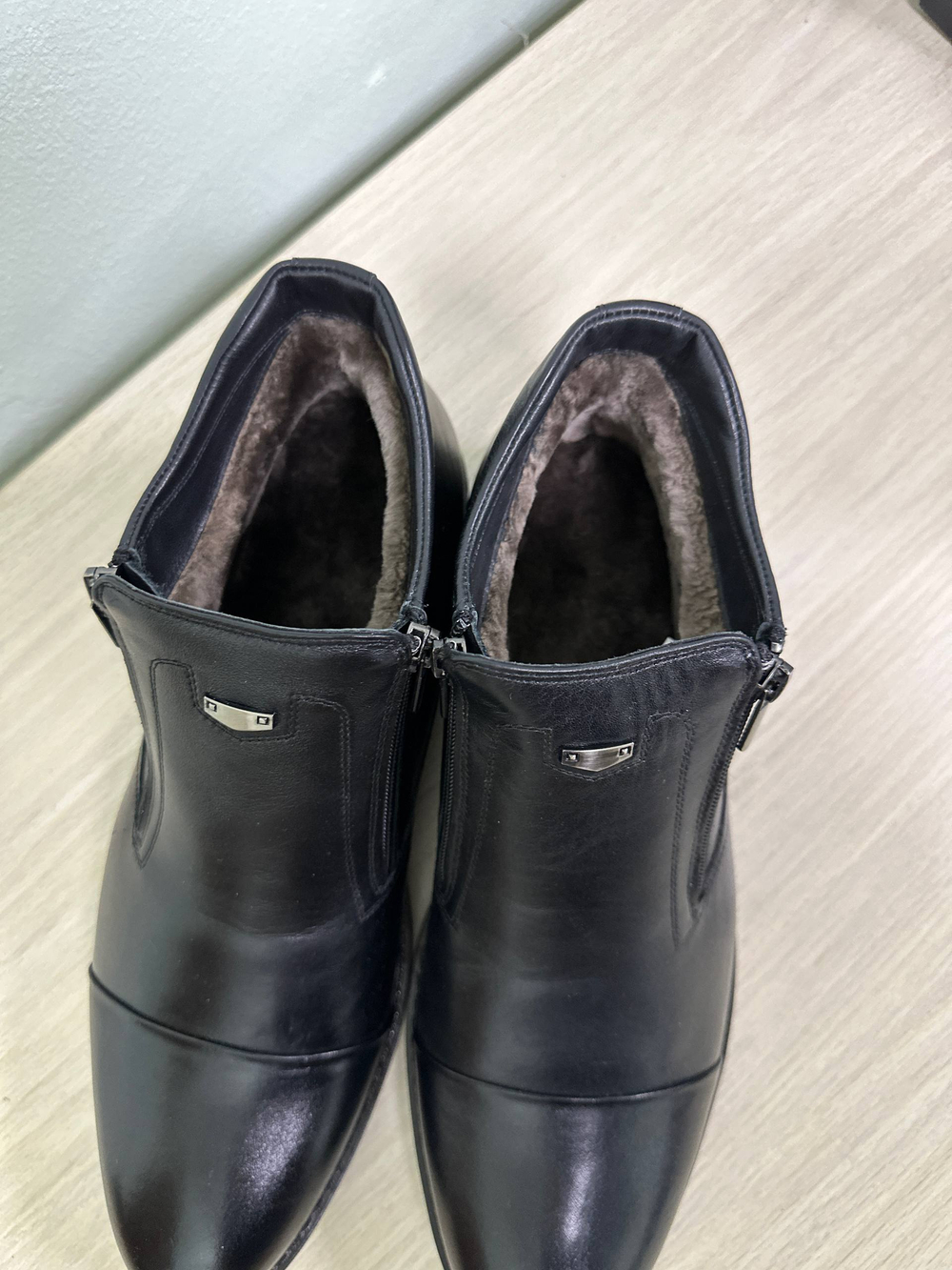 Ботинки мужские(мех) 45р уценка_1322