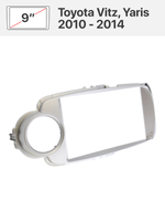 Переходная рамка 9'' и комплект проводов для Toyota Vitz, Yaris 2010 - 2014