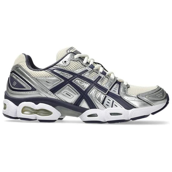 Asics Gel Nimbus 9 Бежевые кроссовки Низки Серовато-белый Син Юнисекс