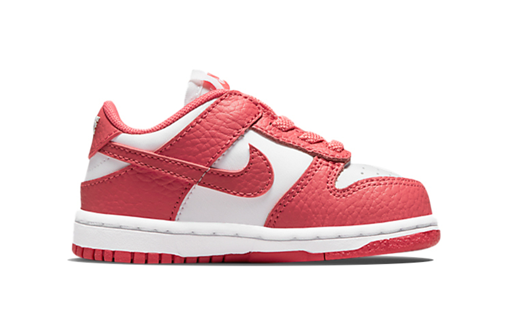 Baby Nike Dunk Low retro casual low-top sneakers pink white