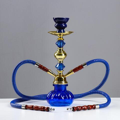 Кальян Luazon Hookah "Лагуна" 25см. 2 Трубки, синий 64E-87541