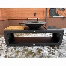 Угольный гриль-очаг DIO KITCHEN LONG 750