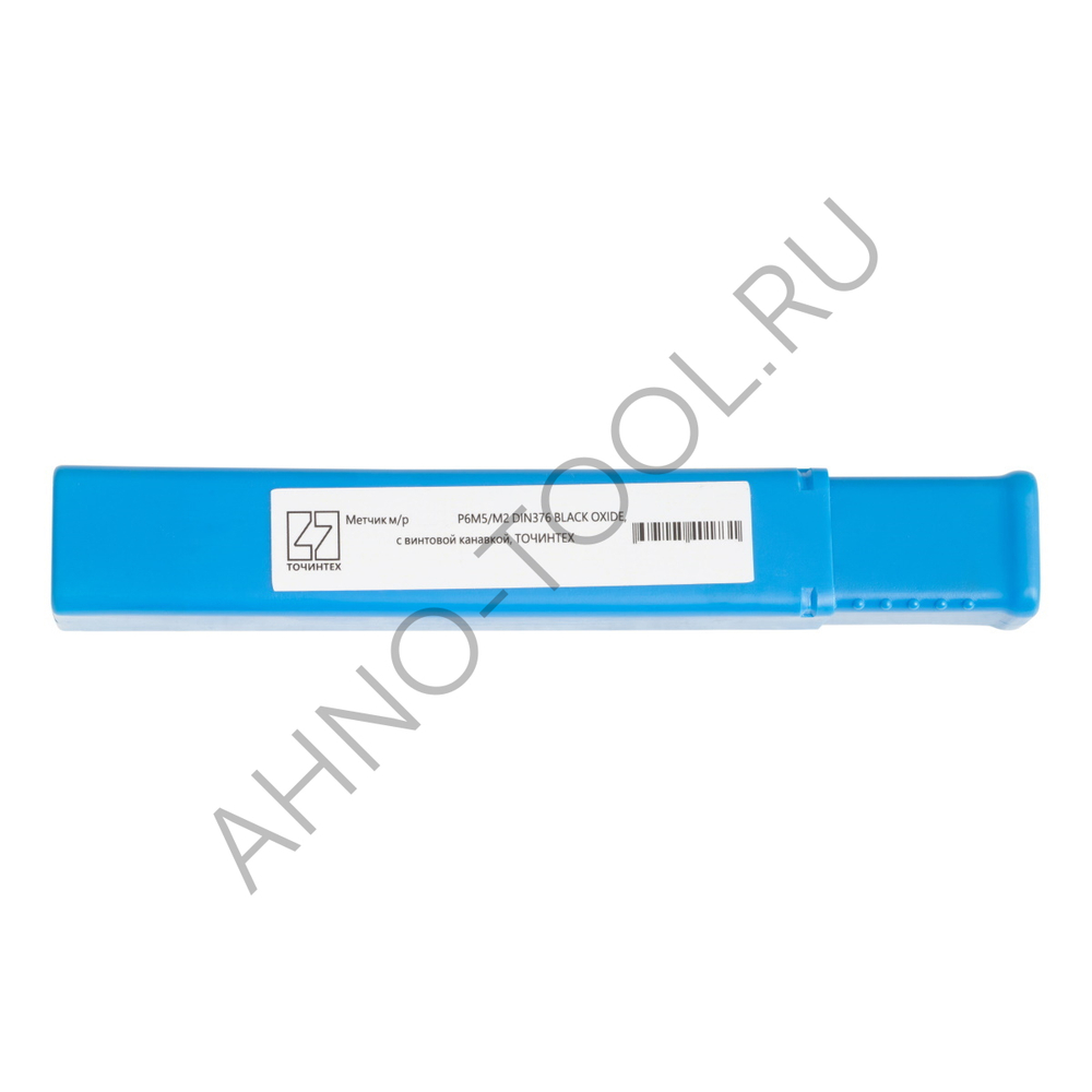 Метчик м/р М18х2,5 Р6М5/М2 DIN376 BLACK OXIDE, с винтовой канавкой, ТОЧИНТЕХ