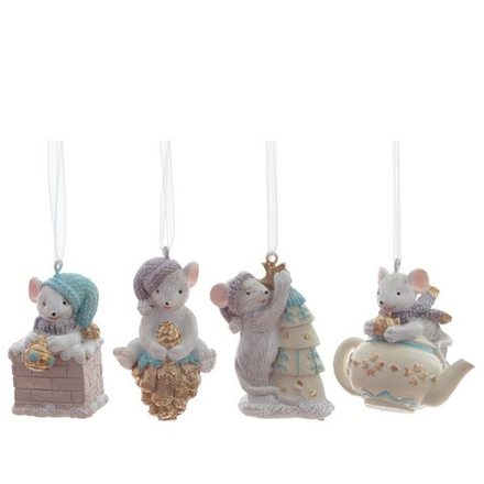 GAEM Изделие декоративное подвесное "Мышка", L6 W4,5 H6 см, 4в.