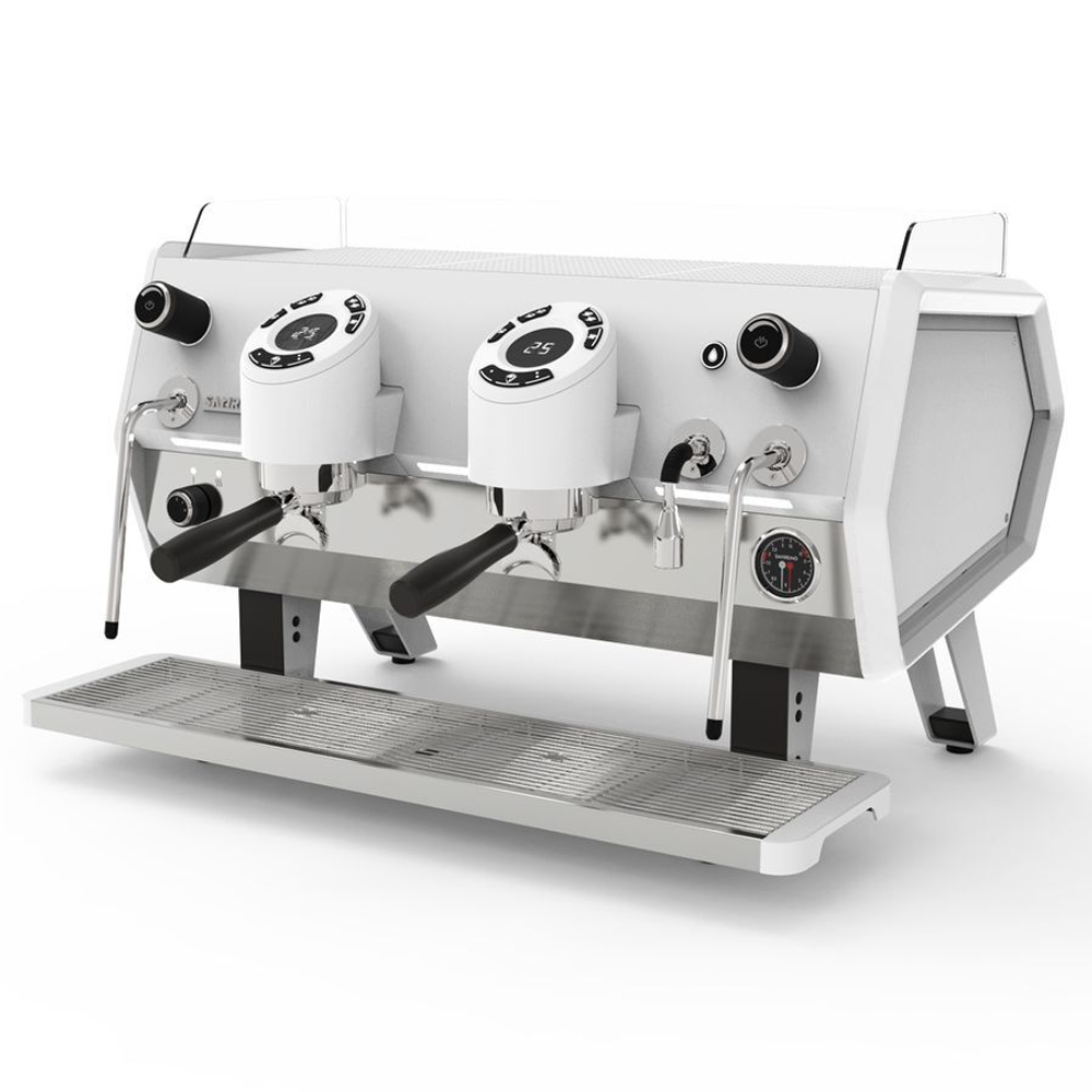 Кофемашина Sanremo D8 2 высокие гр, Подсветка групп+Cold Touch, Total White, белая