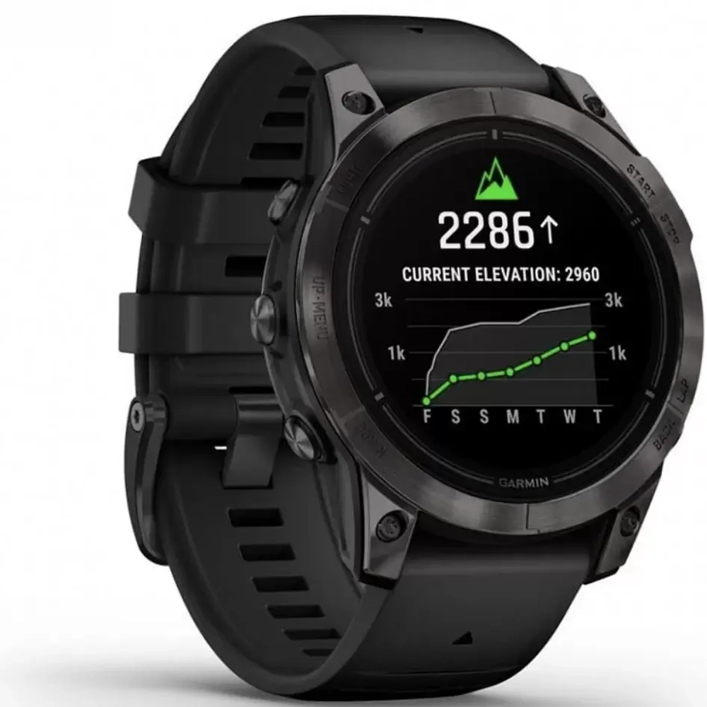 Умные часы Garmin Epix Pro Gen 2 Sapphire Edition 47 мм, титановый серый