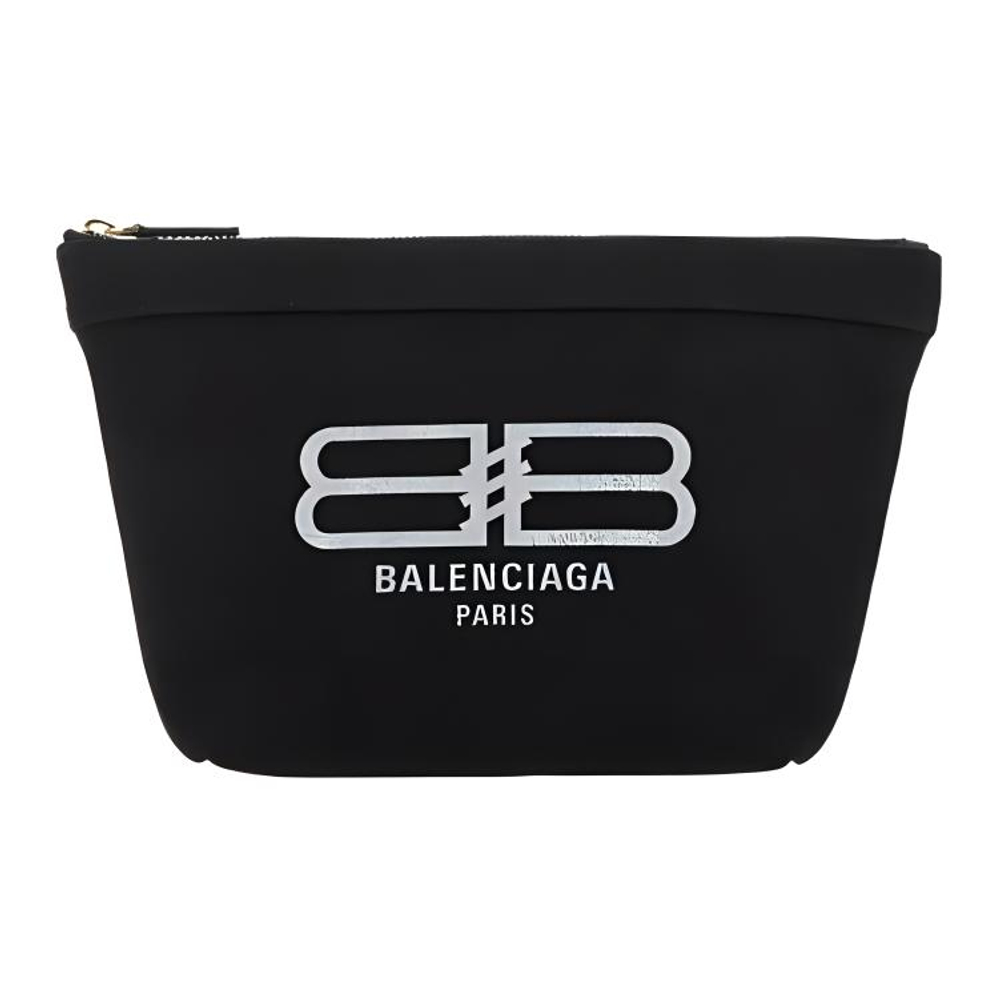 Balenciaga Cotton Clutch Women"s Black