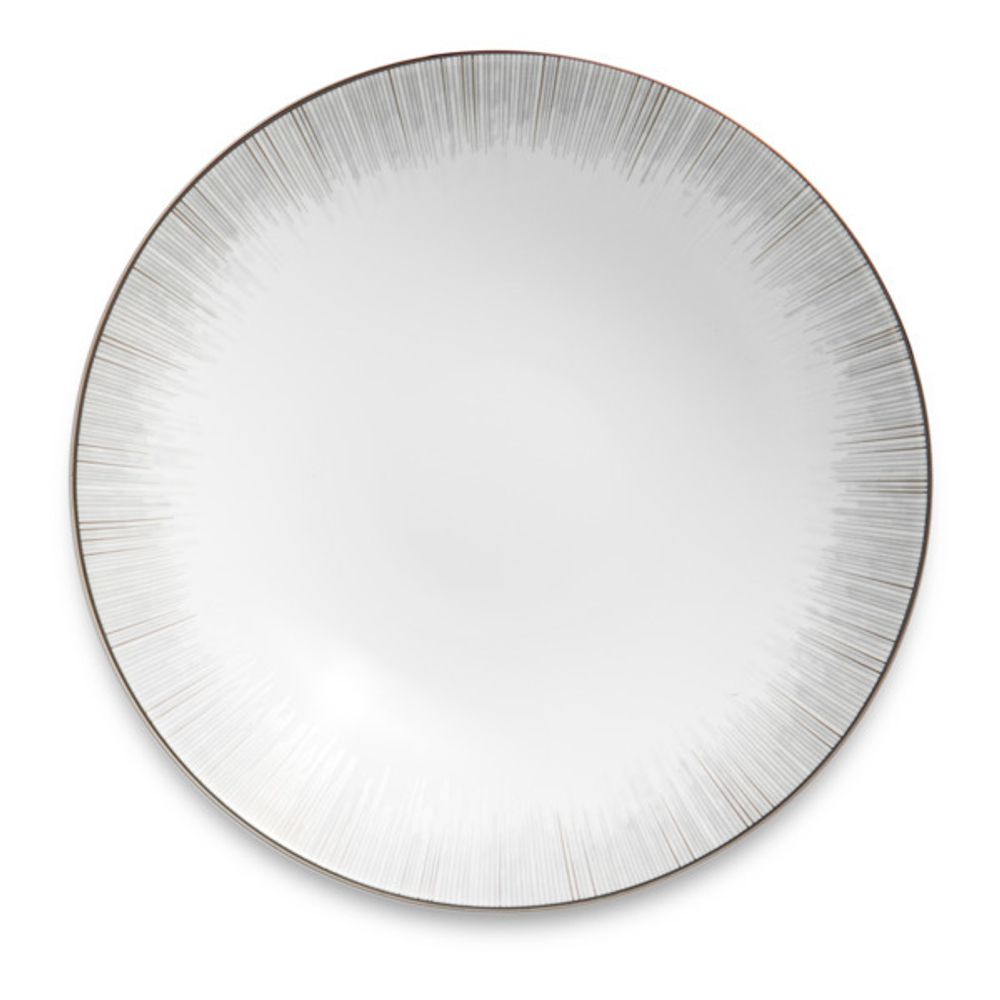 Тарелка закусочная 23см Narumi Сверкающая Платина белая