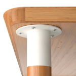 Письменный стол - IKEA ANFALLARE/HILVER, 140х65 см, бамбук/белый, АНФАЛЛАРЕ/ХИЛВЕР ИКЕА