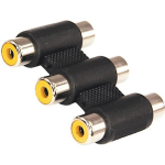 Переходник-соединитель RCA кабеля 3x Uni-5044