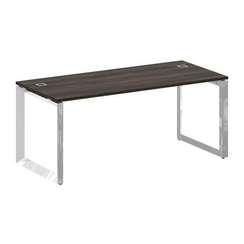 Onix Direct Lux Стол руководителя О-обр. м/к M-O.MO-SRR-5.8 Дуб Мали/Нержавеющая Сталь/Хром 1780*800