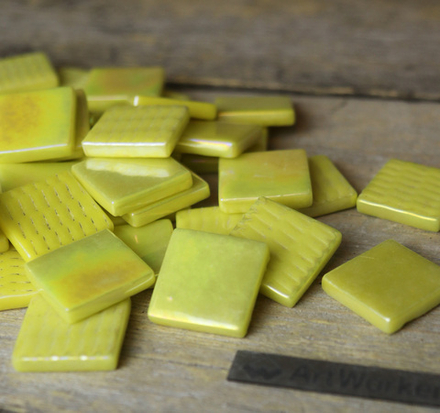 FLORY24 02Р Стеклянная мозаика 24х24х5 мм, 0,5 кг