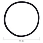 Резинка для волос НАБОР 16 шт., 0,15х14 см, чёрный, коричневый, бежевый, MONTE VITA, 457036