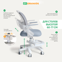 Стул для школьника Ergokids Y-308