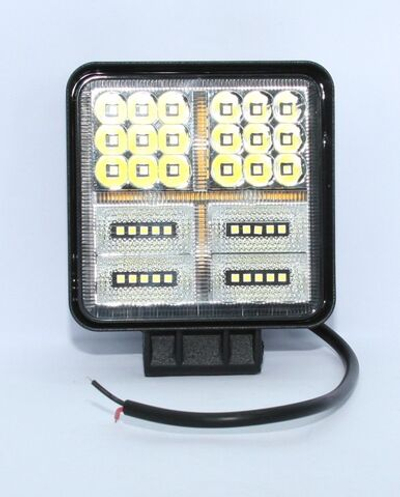 Фара светодиодная 12-24v (100мм х 100мм)