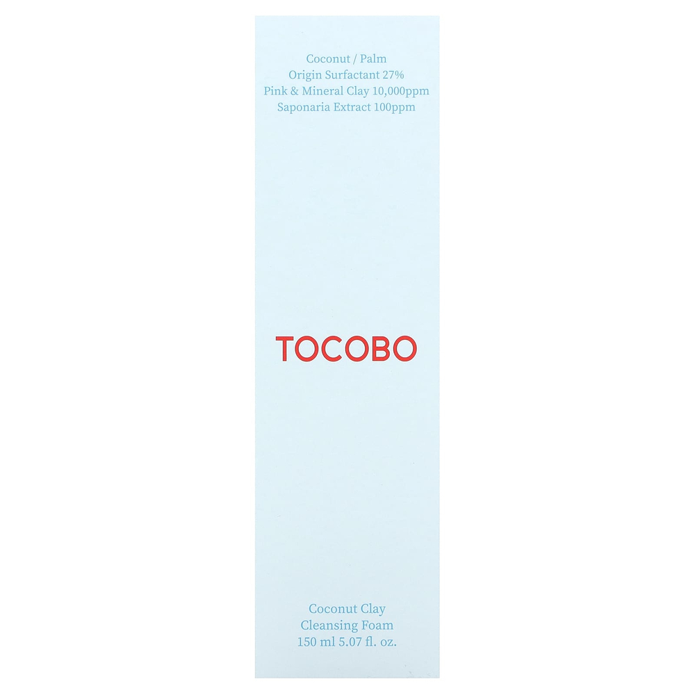 Tocobo, очищающая пенка с кокосовой глиной, 150 мл (5,07 жидк. унции)
