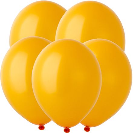 Шары "Желтый мёд" 35 см (летают от 3-х дней)