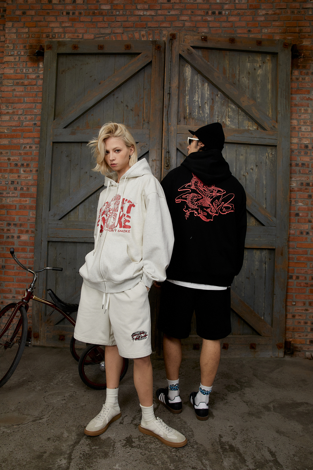 Худи DONSMOKE "Dragon Logo" Zip-Hoodie