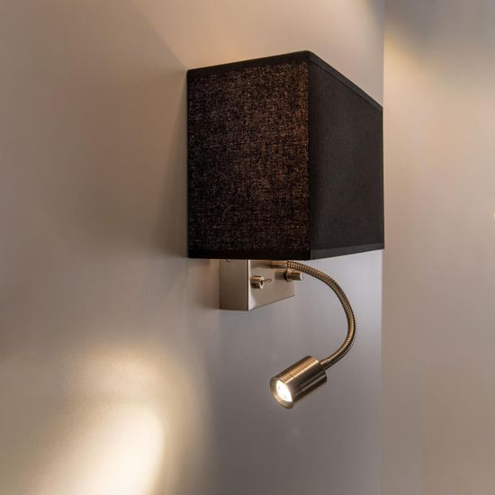 CL704301 Декарт Хром.Мат+Черный Св-к Настенный