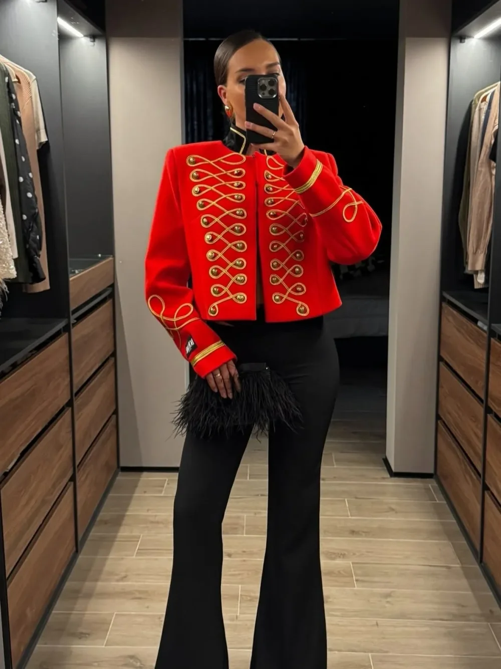 Жакет Драгун, Красный